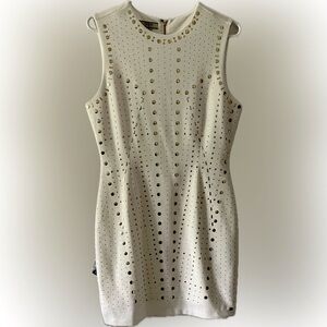 Dress with gold studs